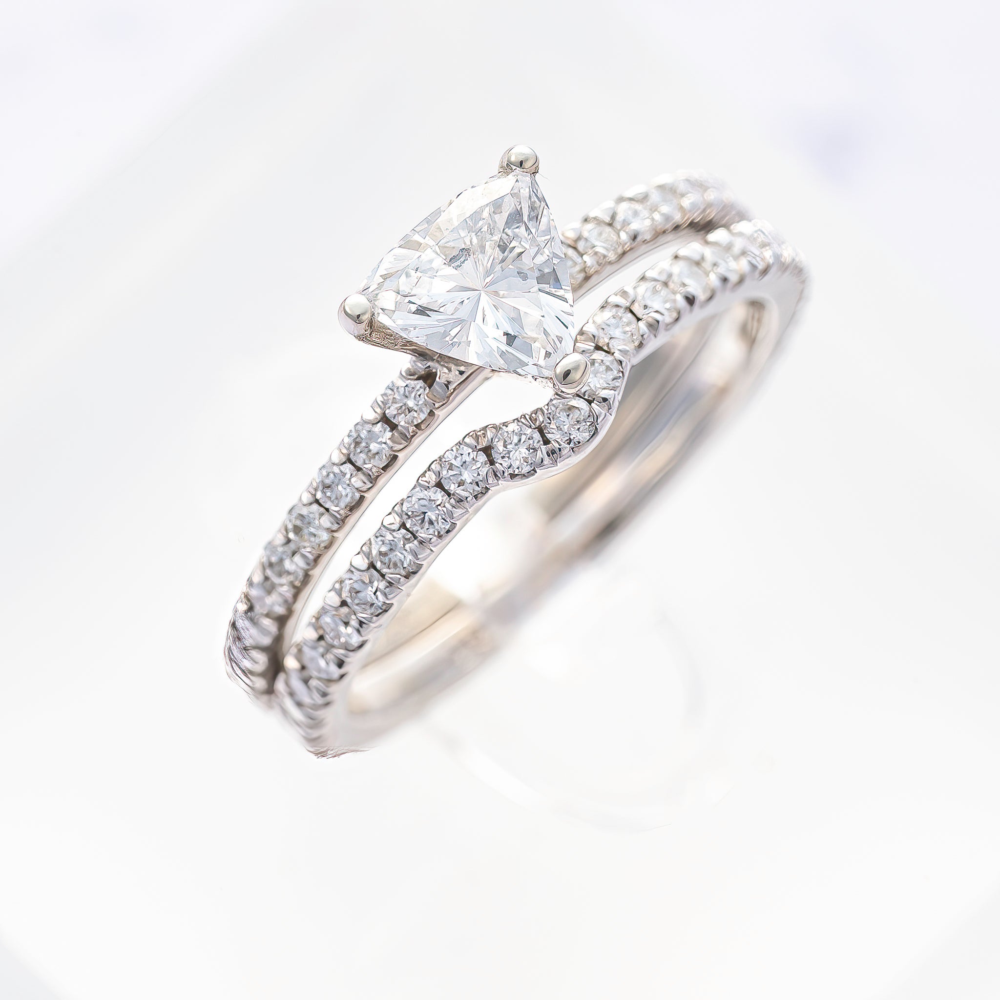 Trillion Cut Diamond wedding Set Jim s Pawn and Jewelry